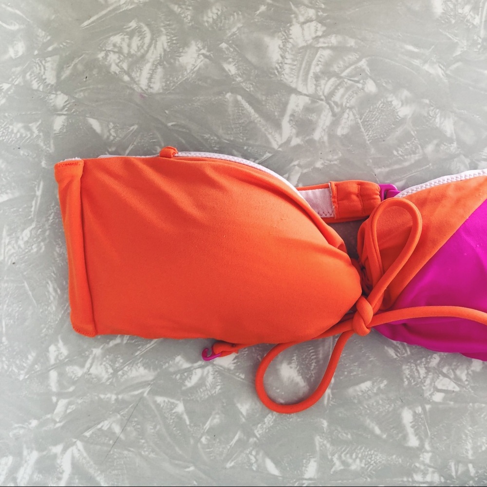 Victoria’s Secret PinkOrange Strapless Bikini Top - Picture 2 of 4